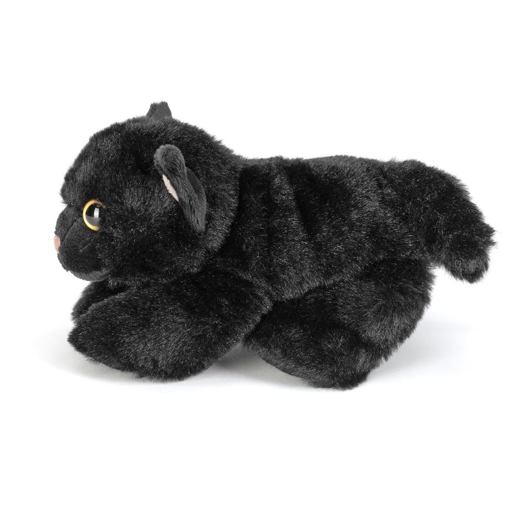 Серия животных Wild Republic Черный кот Плюшевая мягкая Ш10 x Г17 x 18089 Игрушка, Мини, Материал, В10см,