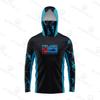 Mens Quick-Dry UV Protection Hooded Fishing Shirt With Face Cover Outdoor Sports Cycling Apparel