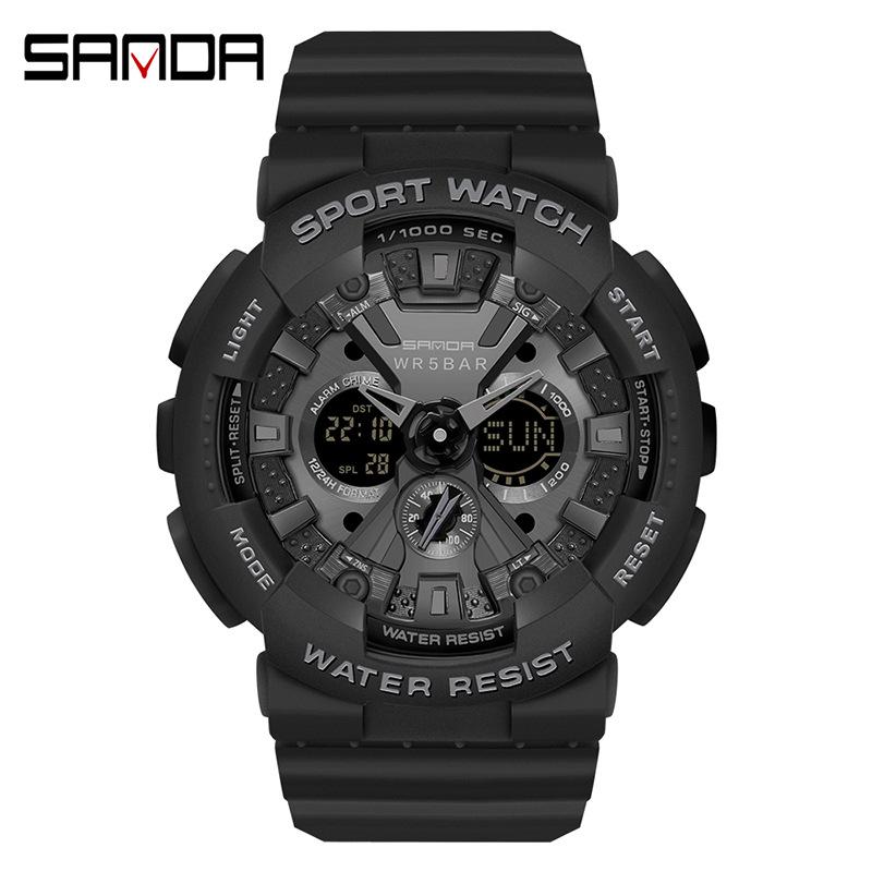 Women Men Watch Sports Dual Display 50M Waterproof Digital Wrist Watch For Male Female Clock relogio feminino High Quality 2025