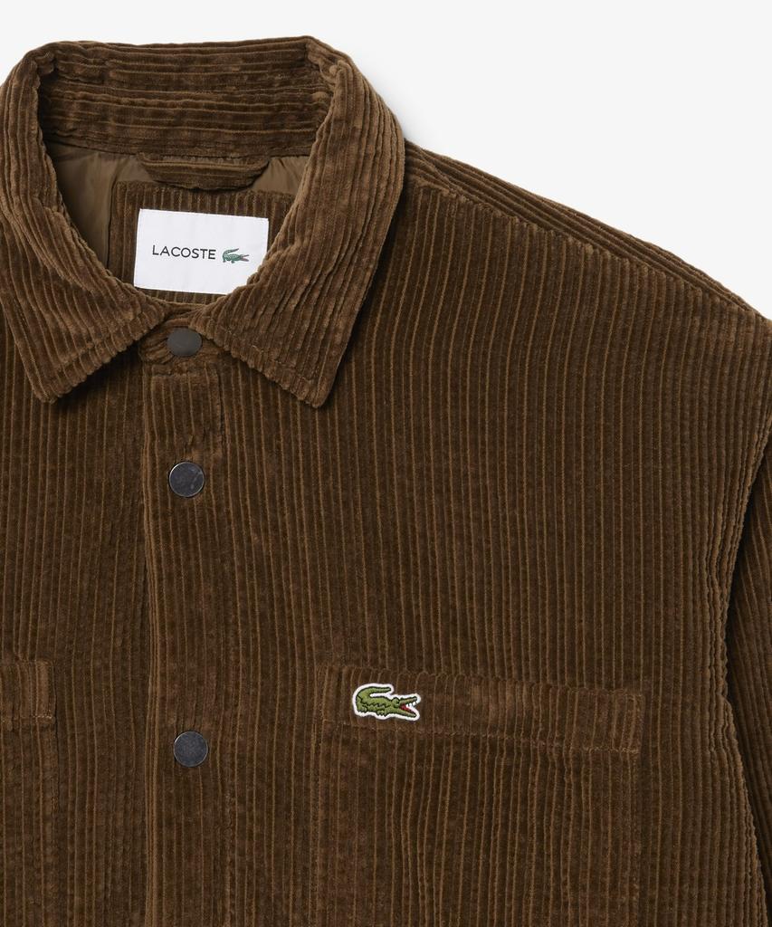LACOSTE Men'S Corduroy Padded Shacket Ch3796-56N Dpd