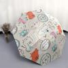 1pc Cute Cats Pattern Umbrella with Plastic Handle,Compact & Stylish,Cartoon Pattern,Outdoor UmbrellaPT318