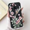 Красивый Цветочный Чехол Для Nothing Phone (3a) Черный силиконовый мягкий чехол-бампер для Nothing Phone 3a / 3a Pro