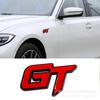 GT Car Stickers: Metal Grille Decoration, Tail & Side Labels. Creative Exterior Mods.