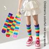 Children's Fashionable Socks Knee High Socks Combed Cotton Multifunction In Tube Socks for School and Parties Show