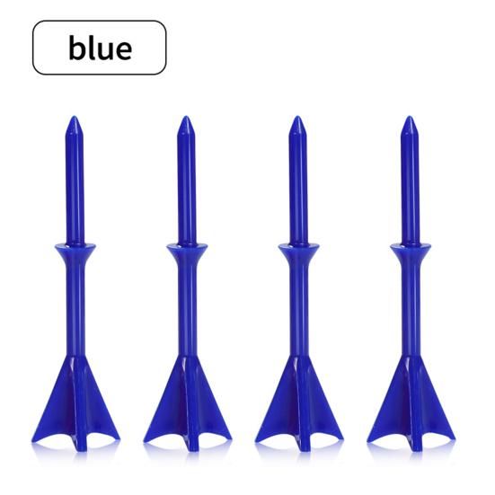 20 шт., пластиковые футболки для гольфа, яркие цвета, высокая стабильность, низкое трение, легкие портативные короткие футболки для гольфа, тренировочные инструменты