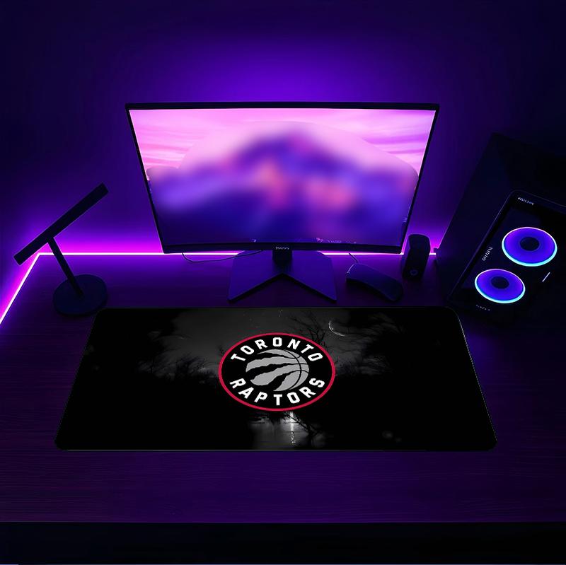 Raptors Mouse pad with a non slip rubber base suitable for home offices and an ideal gift for gamers