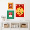 Italian Coffee Pizza Vintage City Poster Pulp Reservoir Color Food Print Canvas Painting Kitchen Shop Wall Art Pictures Decor