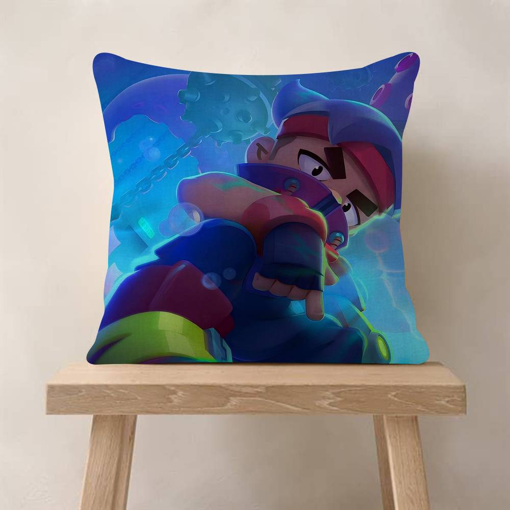 BBawlss Game SStars Pillow Cushion Cover Pillowcase Living Room Sofa Home Decor Customized
