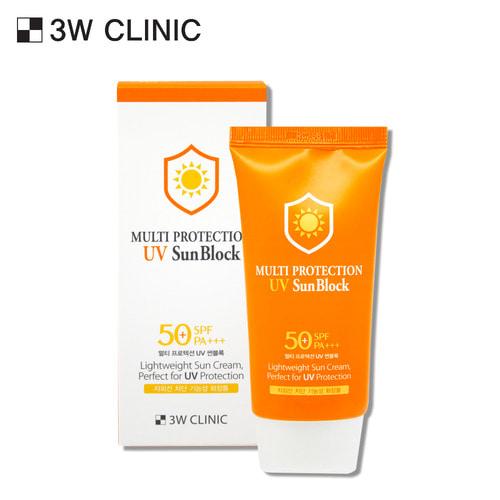3w Clinic Крем солнцезащитный SPF50+ PA+++ 70мл