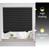 Блэкаут Жалюзи Плиссе для Окна Спальни Ванной Комнаты Самоклеящиеся Шторы Полублэкаут Шторы Плиссе Шторы