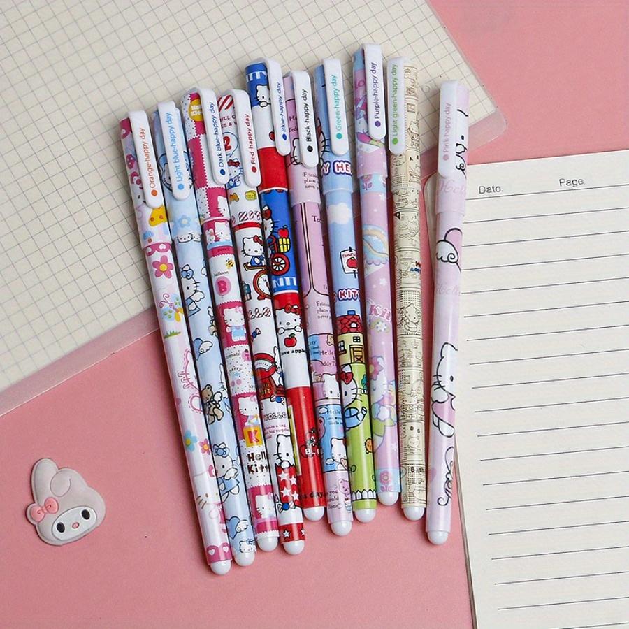 10 PCS Creative Colored Pens Cute Panda Animal Patterns 0.38mm Student Stationery Marker Pen Set for Coloring Books Drawing, Journaling, Back School