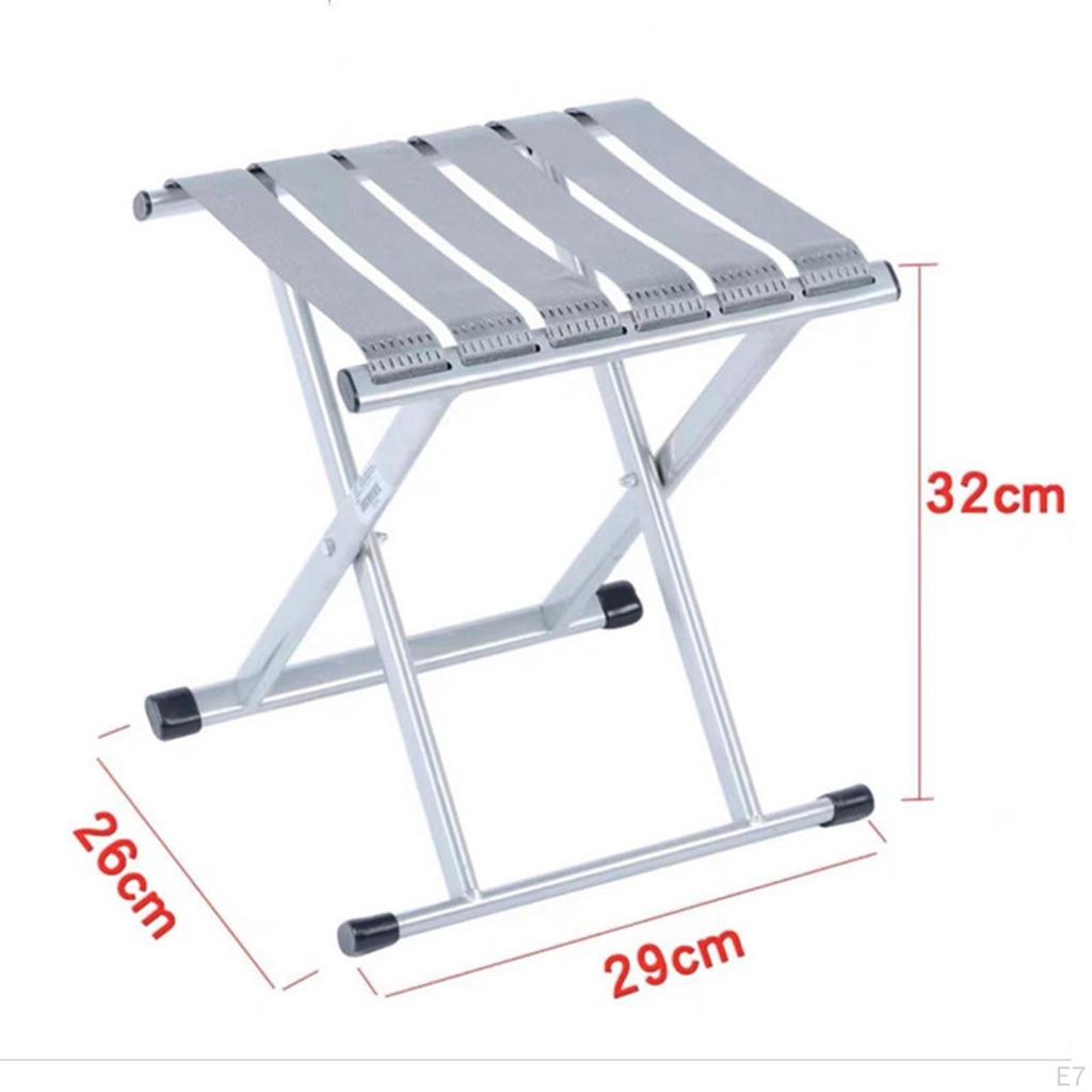 Складной табурет для кемпинга, пляжный портативный стул для рыбалки, складное седло для