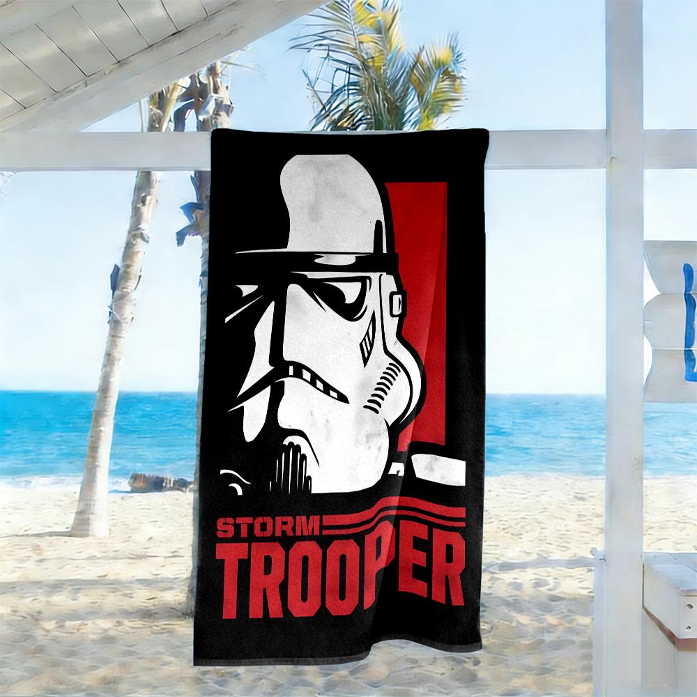 Star Wars Beach Towel High Absorbency Quick-Dry Comfortable Lightweight Suitable for Sports, Travel, Swimming, Yoga, Bathroom, Beach, And Pool