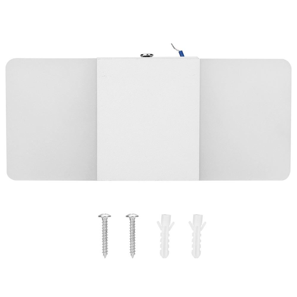 White LED Wall Sconce Acrylic Night Light Energy Efficient Wall Mount Light Hotel