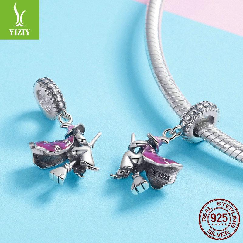 Yin Ziyun Halloween Magic DIY Bracelet Beads & Creative S925 Sterling Silver Necklace Pendant