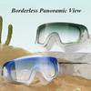 Очки для плавания с защитой от запотевания HD, водонепроницаемые, с большой оправой, высокого качества, для взрослых, для занятий спортом в бассейне, очки для плавания