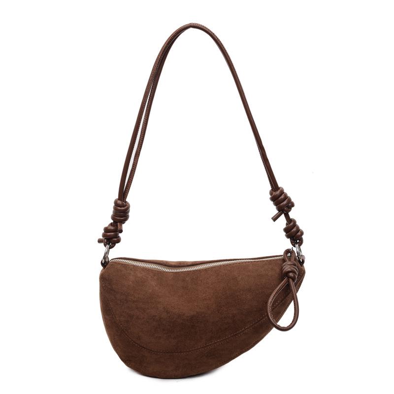 2025 Women's Retro Dumpling Bag – Large Capacity, Niche Autumn/Winter Design