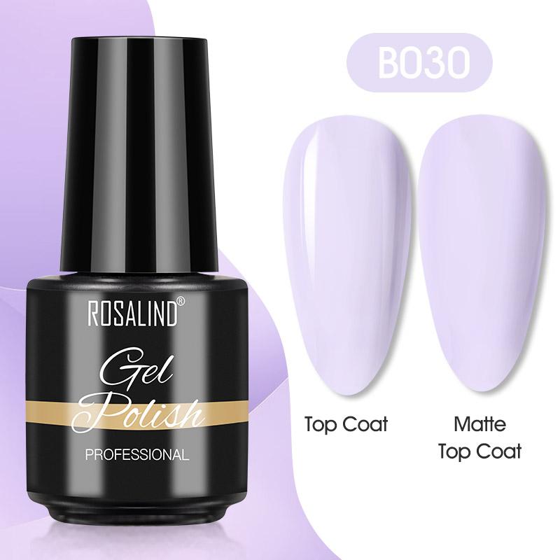 ROSALIND Зимняя серия цветных гель-лаков - Полуперманентное глиттерное покрытие для профессионального использования