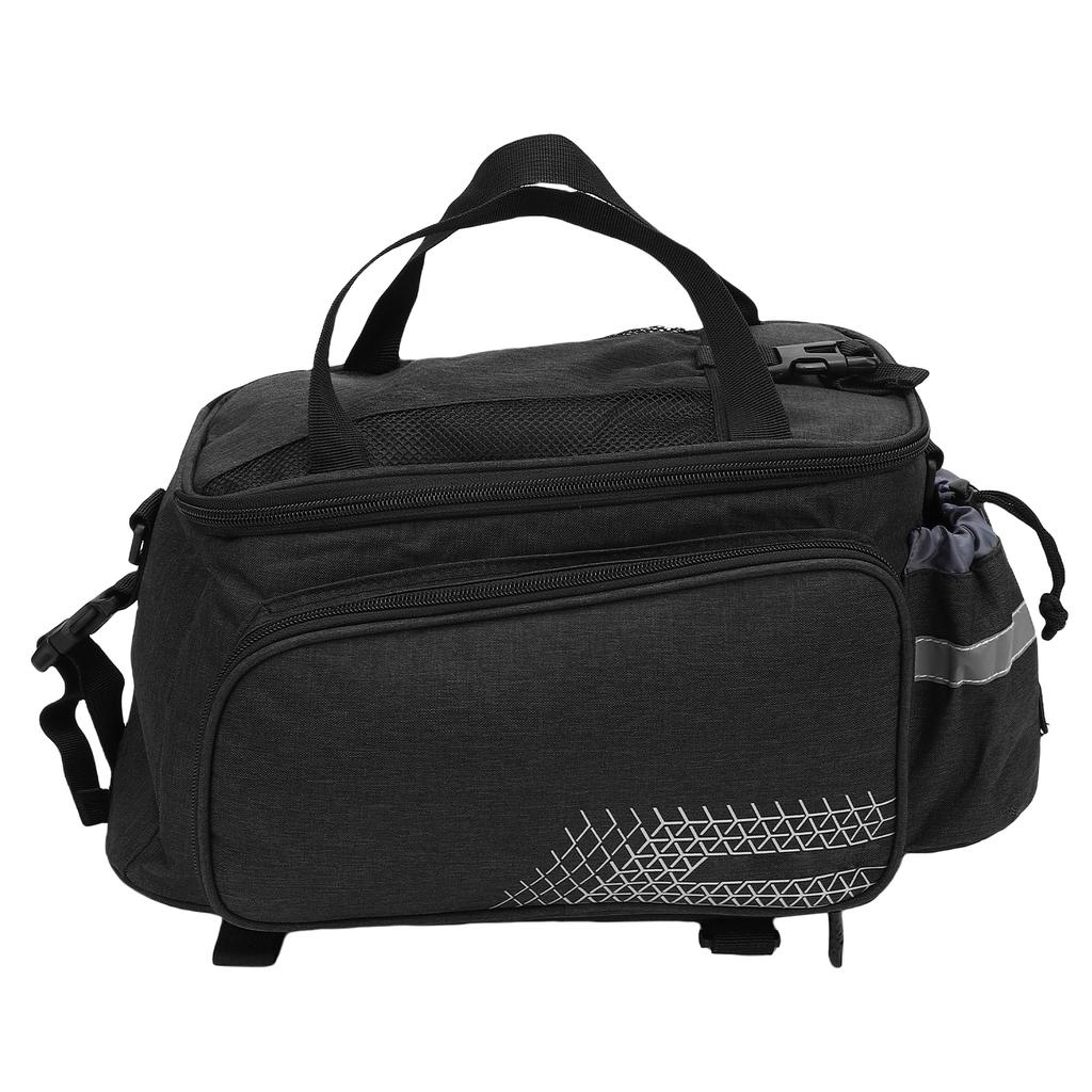 Bike Saddle Bag Rear Bike Rack Bag for Bike 17L Large Capacity Combines Hand-carry Shoulder-sling and Bike Mounting Capabilities