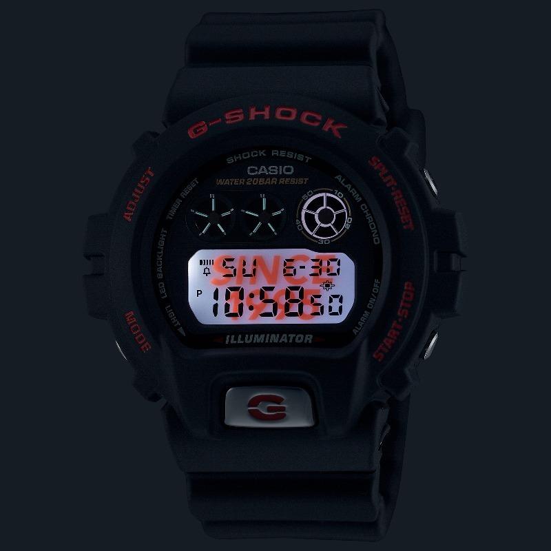 Casio Мужские часы G-SHOCK из смолы, водонепроницаемые 200 м, цифровые, ударопрочные, кварцевые DW-6900TR-1