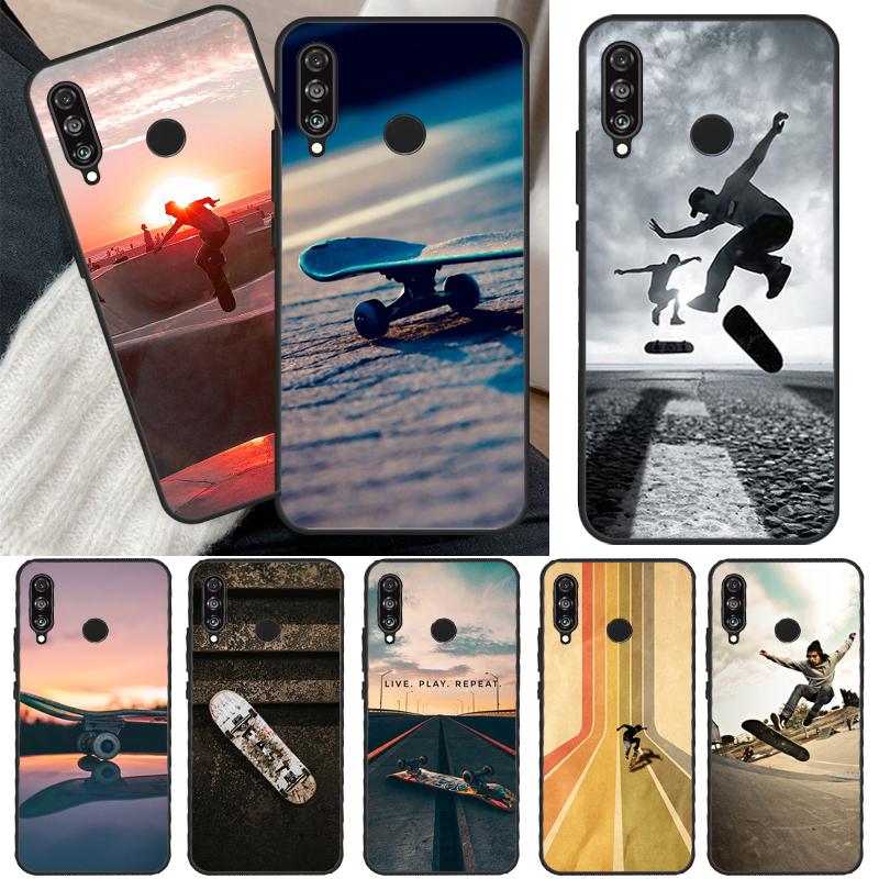 Крутой чехол для скейта для Honor 50 8X 9X 10i для Huawei P50 Pro P20 P40 P30 Lite P Smart 2021 Nova 5T