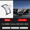 Для BMW 3 5 7 Серии X3 X4 X5 X6 X7 X3M X4M Z4 2019-2026 Автомобильная беспроводная зарядная станция Складной экран Быстрая зарядка