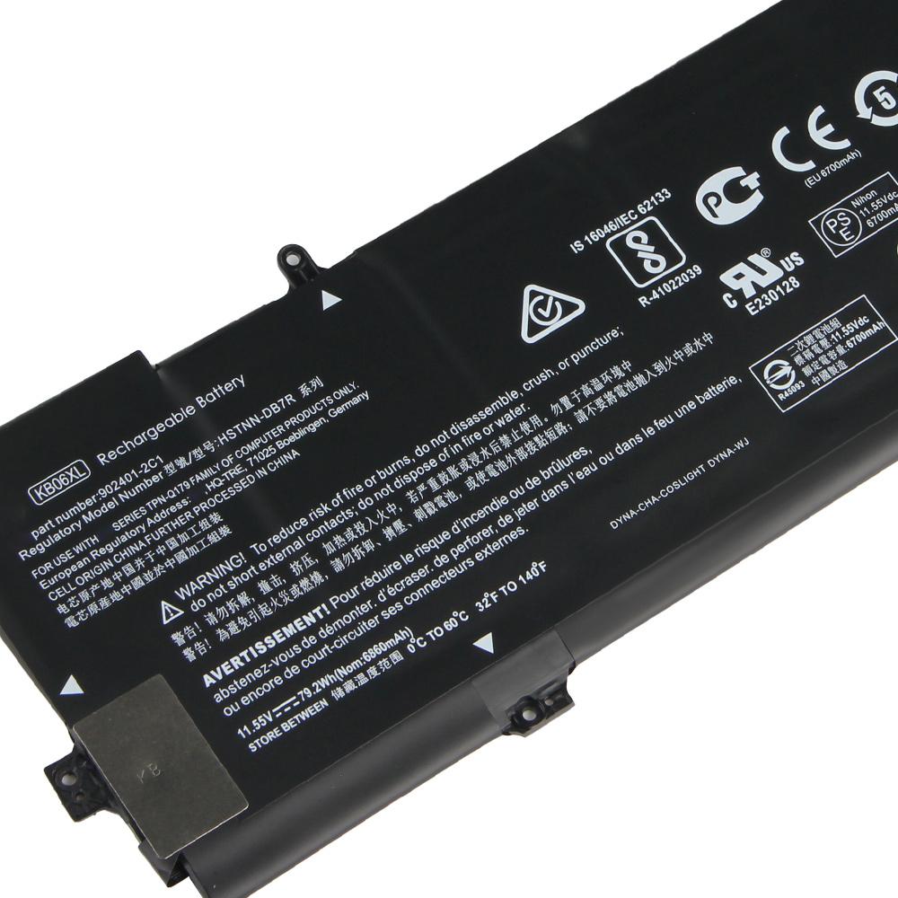 Перезаряжаемая литиевая батарея для серии HP X360 15-BL002XX HP Z6K96EA Z6K97EA Z6K99EA Z6L00EA Z6L01EA Z6L02EA Серия KB06XL Батарея для ноутбука