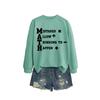 Womens Oversized Cotton Blend Hoodie With Mistakes Allow Thinking Print Casual Streetwear Sweatshirt In Multiple Colors