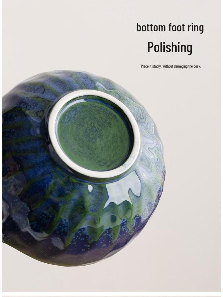 Handmade Japanese Matcha Ceramic Tea Bowl and Bamboo Whisking Tool