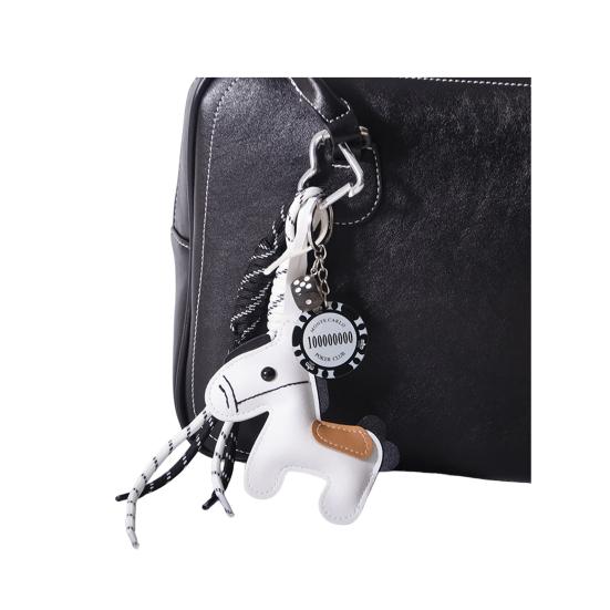 Брелок Яркий Цвет Искусственная Кожа Дизайн Лошади Брелок Подвеска Легкий Держатель для Ключей с Веревкой Аксессуар для Сумки для Телефона