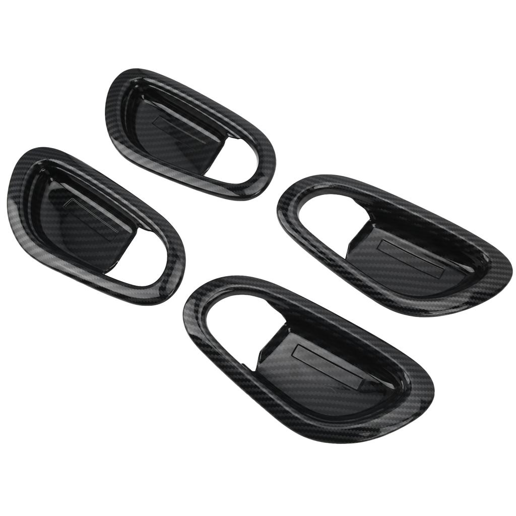 Внутренняя накладка на ручку двери, отделка из углеродного волокна, подходит для Nissan Navara Frontier NP300