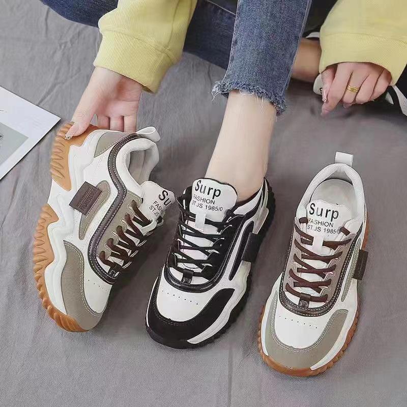 Папины кроссовки женские осенне-зимние новые универсальные высокоценные повседневные туфли на толстой подошве легкие спортивные туфли, взрывной рост и это со