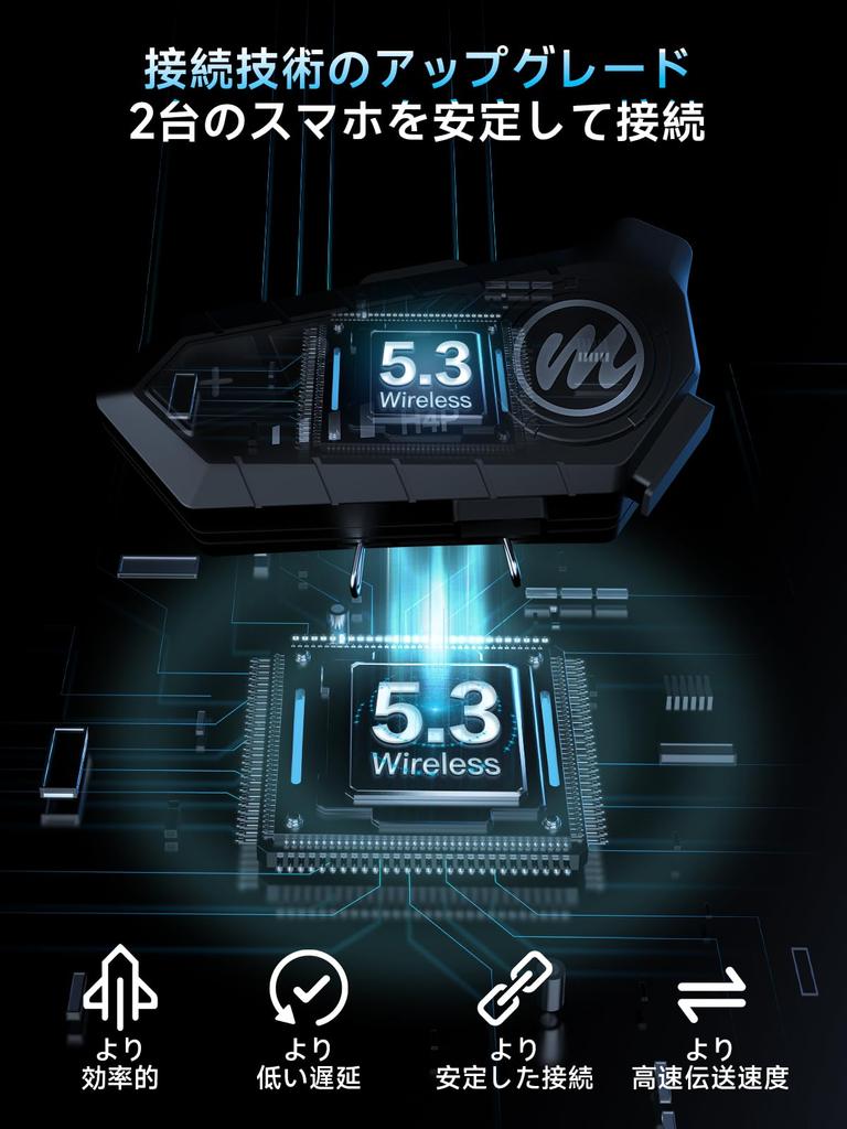 Motorcycle Moman H4 Plus Earphones for Motorcycle Intercom AI Voice Voice Activation Single Use 32 Hours Continuous Use Music Sharing IPX6 Water