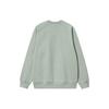 Carhartt WIP Толстовка Chase Прямой крой Круглый вырез Мужская толстовка Зеленый I026383-1R1-XX