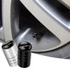 4Pcs 3D Metal Car Wheel Tire Valve Stem Cap Accessories For Mitsubishi 9 Ralliart EX ASX L200 Colt Outlander Pajero Lancer Cross