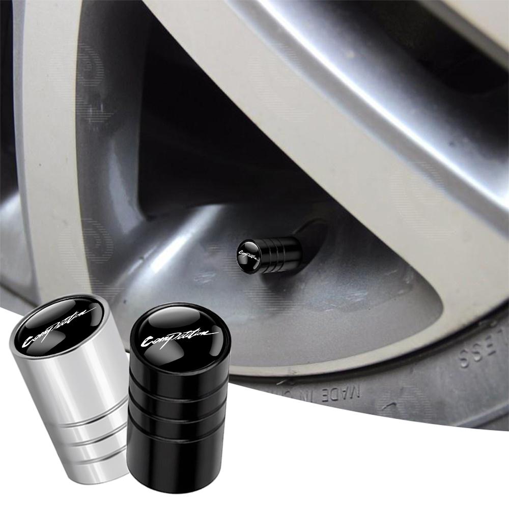4Pcs 3D Metal Car Wheel Tire Valve Stem Cap Accessories For Mitsubishi 9 Ralliart EX ASX L200 Colt Outlander Pajero Lancer Cross