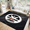 Swansea City Design Crystal Velvet Carpet Cozy Non?Slip Printed Rug For Bedroom Living Room Entrance