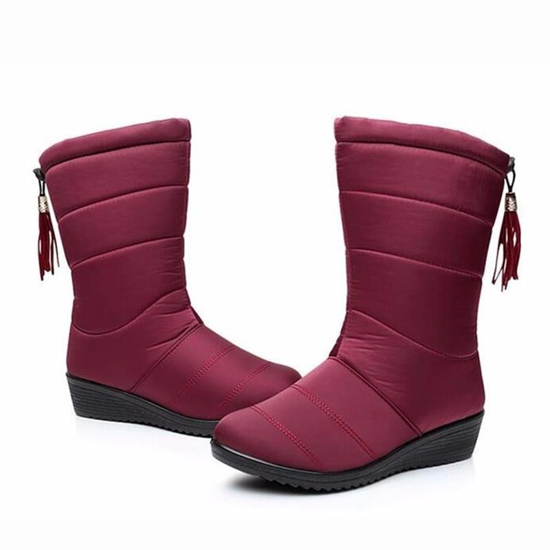Новые женские ботинки, зимние женские ботильоны, непромокаемые теплые женские зимние ботинки, женская обувь
