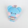 Cute Cartoon Character Plush Keychain With Bow And Pearl Pendant Charm Gift For Fans Collection