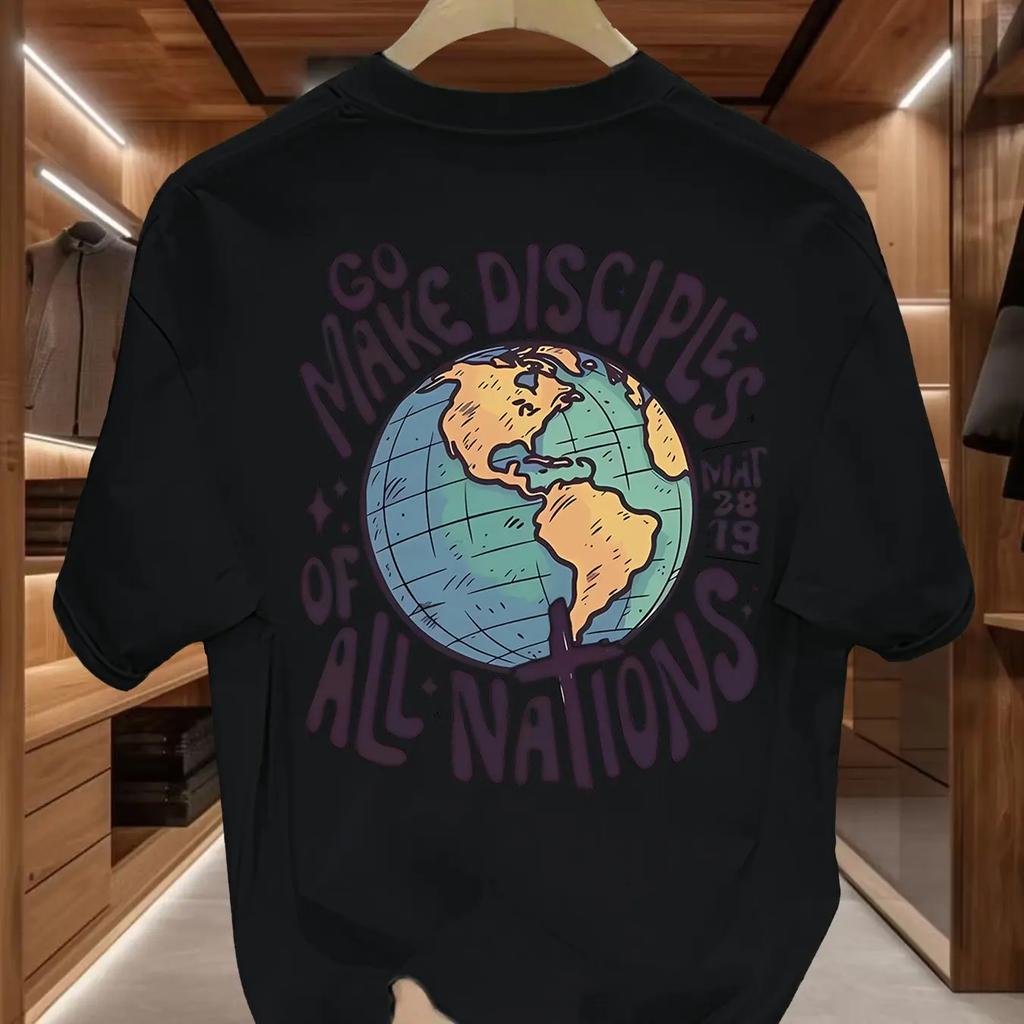 Christianthemed Unisexs Tshirt Religiousthemed Pure Cotton Top