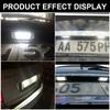 Car Rear White LED License Plate Light Number Plate Lamp For Mercedes Benz R-Class W251 V251 ML-Class W164 W163 GL-Class X164