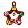 With Bell Plush Star Hanging Decoration Plush Jingle Bell Charm Festive Pendant  Home Decoration