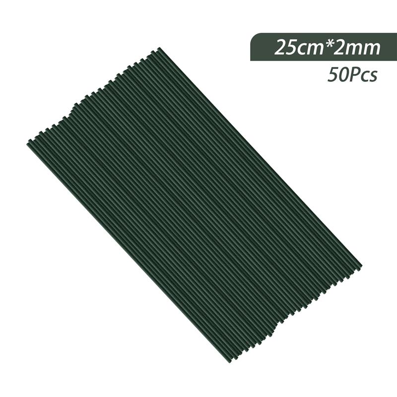 50 шт. Стебель цветка, обернутый клеем, Имитация цветочных веток, Ручная работа, DIY, Флористический стержень для цветочной композиции, Аксессуары