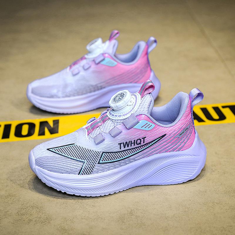 Boys shoes 2025 spring and summer new children's shoes boys sports shoes mesh breathable soft sole running shoes