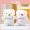 Adorable Plush Bear Doll Cute Stuffed Animal Keychain Accessory Perfect Gift Idea