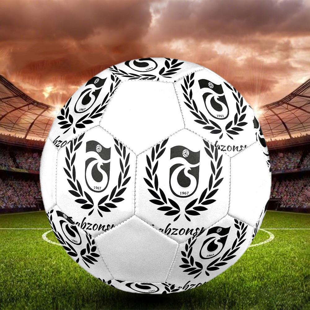 1 шт. Футбольный мяч SK Trabzonspor размер 5 PrahaМяч для мини-футбола Цветной Для всех возрастов Машинная строчка ПВХ Готов к соревнованиям Прочный Высокий отскок