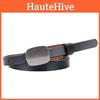 Womens Real Leather Waist Belt With Alloy Closure And Thin Style For Elegant Outfits