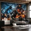 Super Kong Wall Tapestry Aesthetic Wall Hanging Printed Fabric Blanket Decorative Tapestries for Bedroom Living Room Home Decor