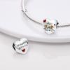 Heart Shape 925 Silver Family Lover Affection Pendant Charm Beads Fit Woman's Cute Bracelet DIY Jewelry For Women
