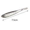 10pcs 75mm/2.9inch Outdoor Soft Fishing Lures Artificial Tackle Fish Bait